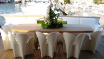 ODYSSEY - The Aft Deck Seating and Dining